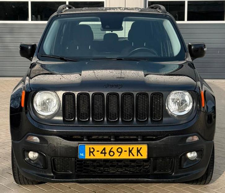 ‼️JEEP RENEGADE 1.6E TORQ 110PK 163DKM BJ2017 ZWART‼️, Auto's, Jeep, Bedrijf, Renegade, ABS, Airbags, Airconditioning, Alarm, Android Auto