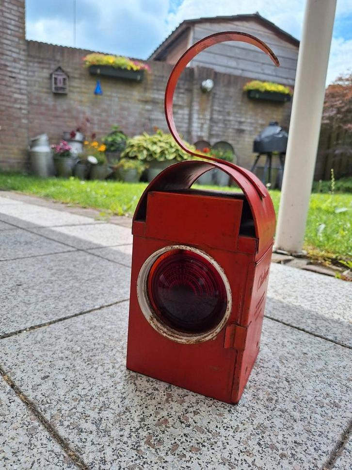 Vintage Chalwyn Verkeersbord Lamp, Antiek en Kunst, Antiek | Lampen, Ophalen of Verzenden