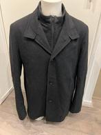 Mario fiorenzo prachtige wollen jas zwart grijs maat 52 L, Ophalen of Verzenden, Zo goed als nieuw, Maat 52/54 (L), Zwart