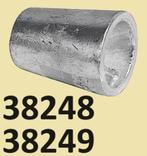 Conische zinc schroefas anodes Ø30 + Ø35 mm. € 3,95., Watersport en Boten, Ophalen of Verzenden, Nieuw, Motor en Techniek
