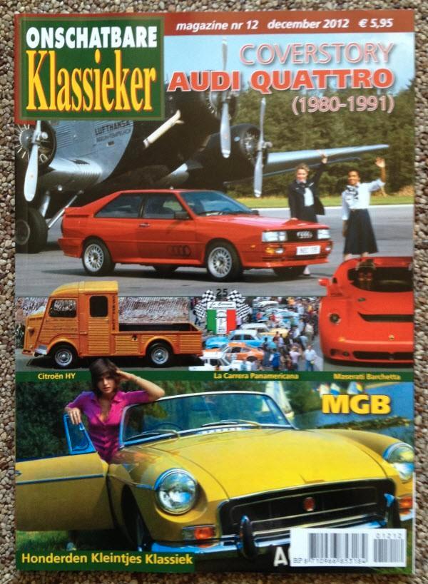 OKM: Audi quattro, Michelotti, MGB, Citroen HY, Mazda RX-7, Boeken, Auto's | Folders en Tijdschriften, Zo goed als nieuw, Algemeen