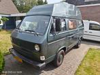 Volkswagen T3 hoogdak camper 1984, Caravans en Kamperen, Campers, Fietsendrager, Buscamper of Camperbus, Brandblusser, Tot en met 2