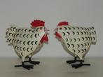 Haan (17 cm) en kip (16 cm) van ijzer India set € 15,95, Ophalen, Nieuw