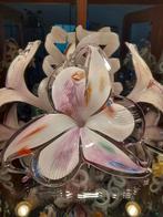 Murano XL Bloem Orchidee Millefiori, Ophalen of Verzenden