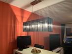 Sfeervolle eettafel hanglamp L 90cm x B 20cm x H 30cm, Ophalen, Gebruikt, Glas, Minder dan 50 cm
