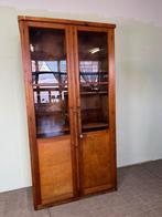 Hoge Vitrine of Servies kast, Met plank(en), Gebruikt, 100 tot 150 cm, 200 cm of meer