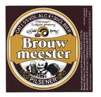 Bieretiket  Brouwmeester Pilsener  - Brouwerij Artois, Verzamelen, Biermerken, Ophalen of Verzenden, Nieuw, Overige typen, Overige merken