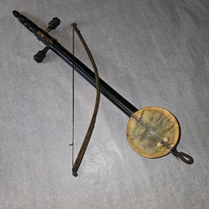 Mooie authentieke vintage Rebab, ofwel Arabische viool., Muziek en Instrumenten, Strijkinstrumenten | Overige, Gebruikt, Ophalen of Verzenden