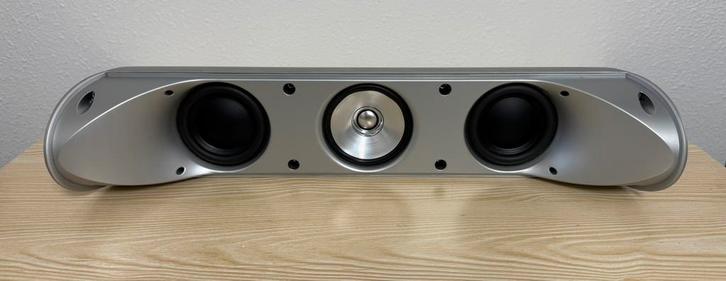 KEF HTS5001.2 centerspeaker “GOEDE STAAT” (Zilver), Audio, Tv en Foto, Luidsprekers, Gebruikt, Center speaker, 60 tot 120 watt