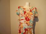 King Louie stretch jurk chinese thema print kleuren XL, Kleding | Dames, Jurken, Overige kleuren, Verzenden, Maat 46/48 (XL) of groter