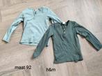 Jongens shirts maat 92, Gebruikt, H&M, Ophalen of Verzenden, Shirt of Longsleeve