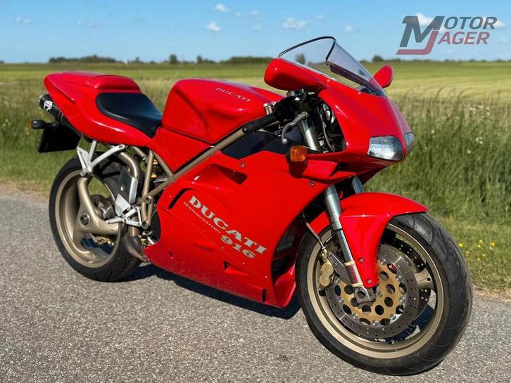DUCATI 916 biposto + Termignoni  ( 999 996 900 ), Motoren, Motoren | Ducati, Bedrijf, Super Sport, meer dan 35 kW, 2 cilinders