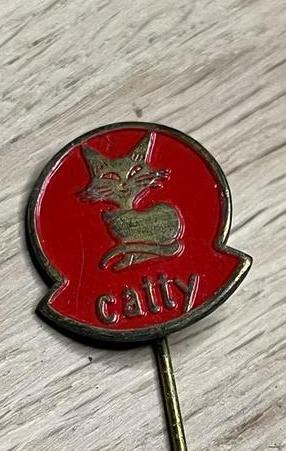 Vintage 'Catty' Speldje, Verzamelen, Speldjes, Pins en Buttons, Gebruikt, Speldje of Pin, Dier of Natuur, Ophalen of Verzenden