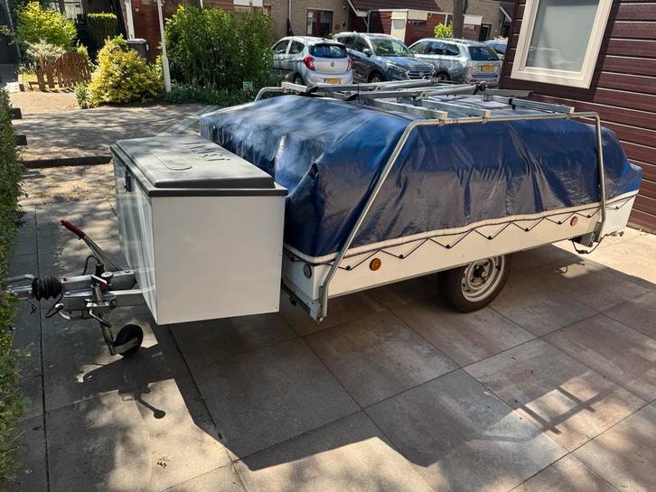 Vouwwagen—> Jamet Louisiane, Caravans en Kamperen, Vouwwagens, Jamet, meer dan 6, Meerkleurig, Aanwezig, Ophalen