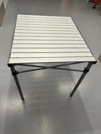 Opvouwbaar aluminium campingtafeltje, Caravans en Kamperen, Kampeermeubelen, Ophalen, Gebruikt, Campingtafel