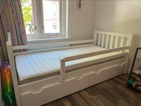 Rockwood kinder bed 90x200cm met 2 lades, Kinderen en Baby's, Kinderkamer | Bedden, Gebruikt, 180 cm of meer, 85 tot 100 cm, Lattenbodem