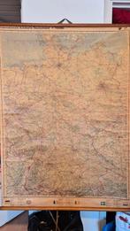 Oude schoolkaart van Duitsland, Antiek en Kunst, Ophalen of Verzenden, Aardrijkskunde