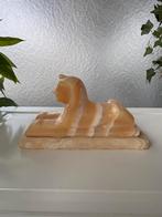 Beeld Egypte Sphinx Sfinx Marmer antiek, Verzamelen, Beelden en Beeldjes, Verzenden, Gebruikt, Mens