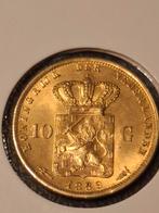 Gouden tientje 1889, Koning Willem III, Losse munt, 10 gulden, Goud