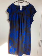 Leuke jurk - zwart met blauwe rozen L/XL, Ophalen of Verzenden, Zo goed als nieuw, Maat 46/48 (XL) of groter, Zwart