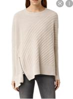 All Saints asymmetrische warme trui beige oversized nr 47715, All Saints, ., Beige, Ophalen of Verzenden