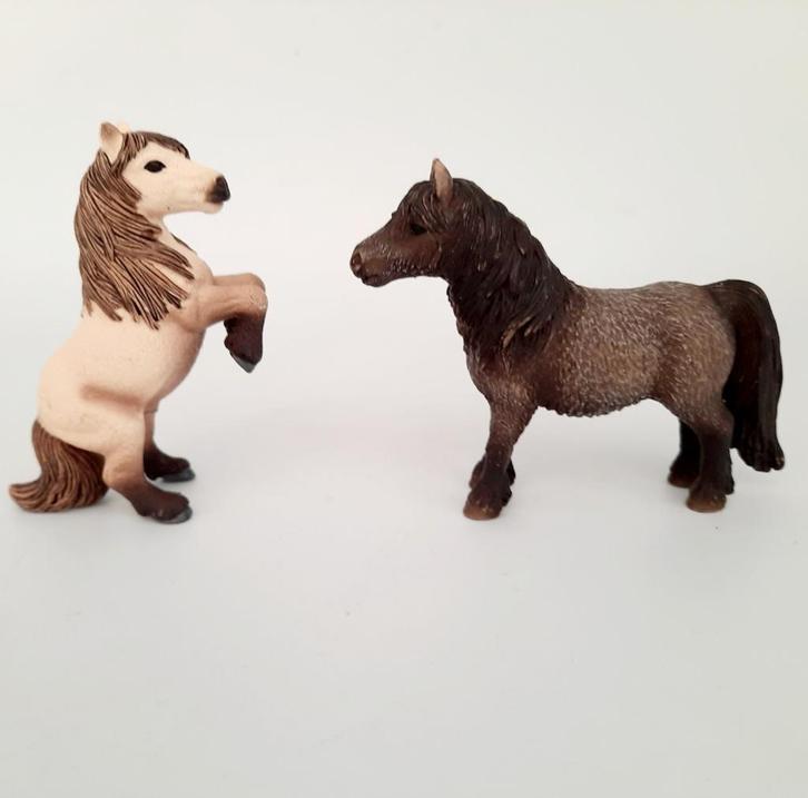 2 Schleich ponys | Schleich pony | Schleich paardje, Verzamelen, Speelgoed, Ophalen of Verzenden