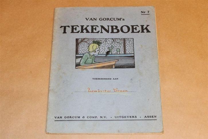 Van Gorcum's Tekenboek Nr. 7 - Ca 1935, Boeken, Prentenboeken en Plaatjesalbums, Gelezen, Ophalen of Verzenden