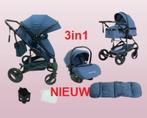 3-in-1 kinderwagen van Mino Bambino met Maxi cosi NIEUW  in, Nieuw, Ophalen of Verzenden, Verstelbare duwstang, Kinderwagen