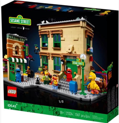 Lego 21324 Sesamstraat nw Sesame Street ongeopende doos, Kinderen en Baby's, Speelgoed | Duplo en Lego, Nieuw, Lego, Complete set