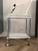 Werktafel / instrumententafel met Luxo Wave Loeplamp, Ophalen, Gebruikt, Loeplamp