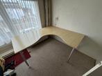 Hoekbureau kantoor kwaliteit, Huis en Inrichting, Bureaus, Ophalen, In hoogte verstelbaar, Gebruikt, Bureau