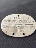 WW2 German military identification tag, Ophalen of Verzenden