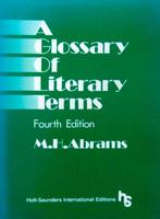 A Glossary of Literary Terms [Fourth Edition], Ophalen of Verzenden, Zo goed als nieuw
