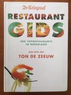 De Telegraaf Restaurantgids - Ton de Zeeuw, Boeken, Reisgidsen, Gelezen, Verzenden, Hotel- of Restaurantgids, Benelux