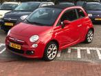 Fiat 500 1.2 Lounge 4CIL CABRIO / AIRCO/ NW APK/ZEER NET, Voorwielaandrijving, Gebruikt, 4 cilinders, Leder en Stof