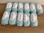 11 bollen Drops Cotton Light – kleur mint (27), Ophalen of Verzenden, Nieuw, Breien of Haken, Wol of Garen