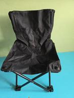 Compacte Campingstoel - Zwart, Ophalen of Verzenden, Gebruikt, Campingstoel