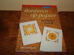 Erica Fortgens : Borduren op papier met Temari & Tenerife, Ophalen of Verzenden, Zo goed als nieuw, Overige thema's, Overige typen