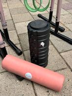 Fitness set foamroller, resistance bands, hip thrust kussen, Ophalen of Verzenden, Zo goed als nieuw