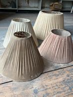 Vintage gestoffeerde Lampenkappen Set, Ophalen, Gebruikt, Overige kleuren, 25 tot 50 cm