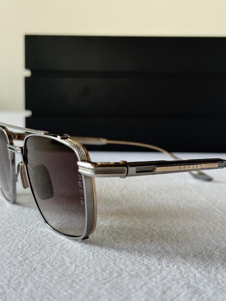 Dita DES019 white gold palladium zonnebril complete set., Overige merken, Zonnebril, Overige kleuren, Nieuw