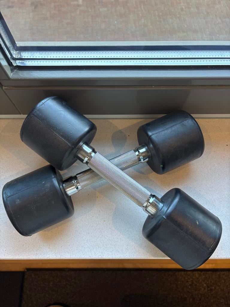 2x 5kg Dumbbell Van Lifemaxx - Perfecte set!, Sport en Fitness, Fitnessmaterialen, Ophalen of Verzenden, Gebruikt, Rug, Dumbbell
