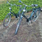 Set Gazelle herenfiets en damesfiets fietsen 28inch, Ophalen, Gebruikt, Versnellingen, 57 tot 61 cm