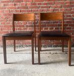 Twee Deens design retro stoelen, in zeer goede staat., Twee, Zo goed als nieuw, Ophalen
