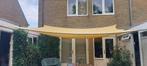 Schaduwdoek 4x5 meter zandkleur, Ophalen, Zo goed als nieuw