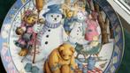 Franklin mint Royal Teddy Bear winter wonderland limited, Antiek en Kunst, Antiek | Wandborden en Tegels, Ophalen of Verzenden