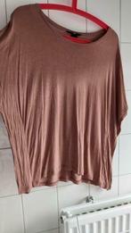 Bruin shirt met lichte glitter, Maat 34 (XS) of kleiner, H&M, Ophalen of Verzenden, Bruin