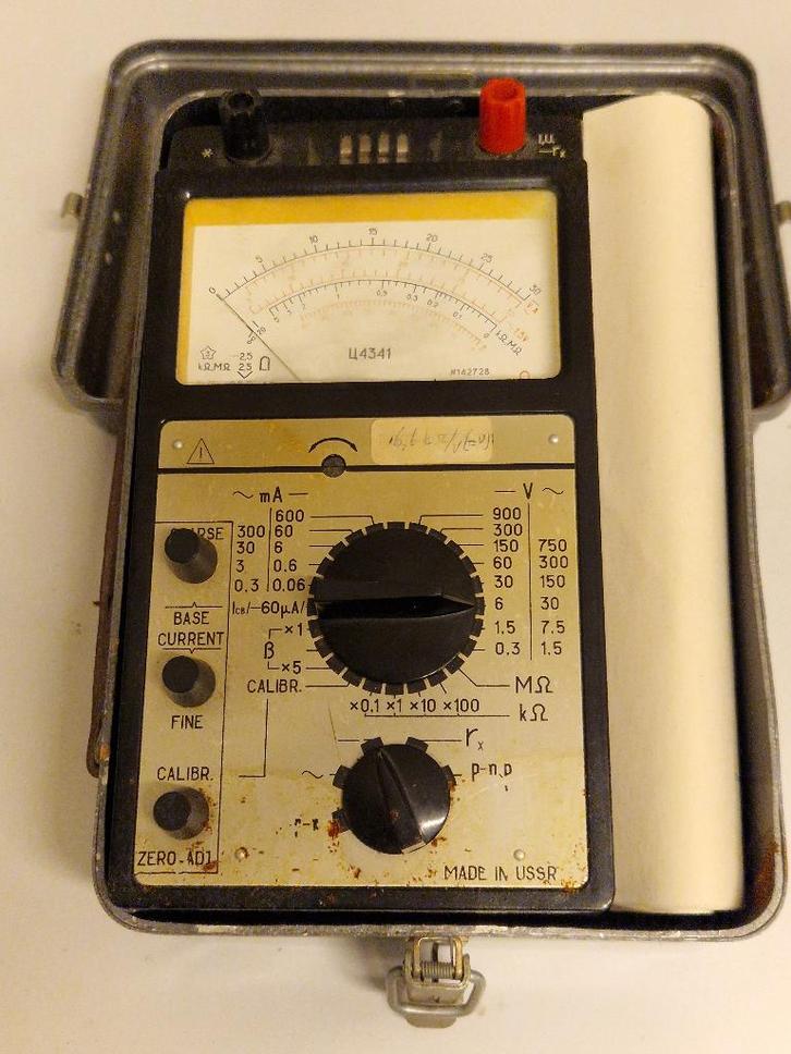 Universeel meter Ц4341, Doe-het-zelf en Verbouw, Meetapparatuur, Gebruikt, Multimeter, Ophalen of Verzenden