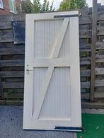 stevige buiten deur., Tuin en Terras, Tuinpoorten, Ophalen, Gebruikt, Hout, Draaipoort