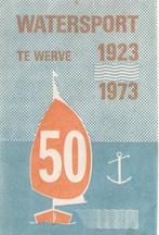 SHELL watersport Te Werve 1973 - anker zeilboot, Ophalen of Verzenden